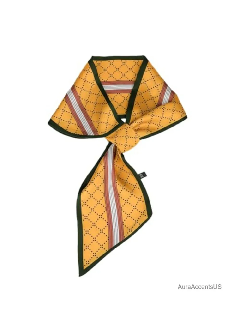 Women's Silky Polyester Pull Through Scarf, Neck Scarf & Head Scarf